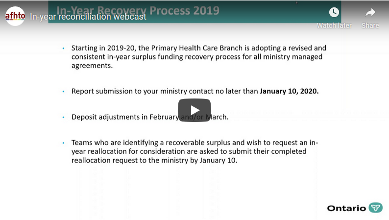 In-year reconciliation deadline webcast 