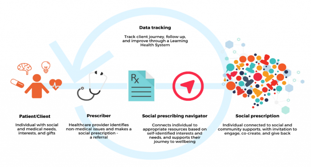 Social prescribing components