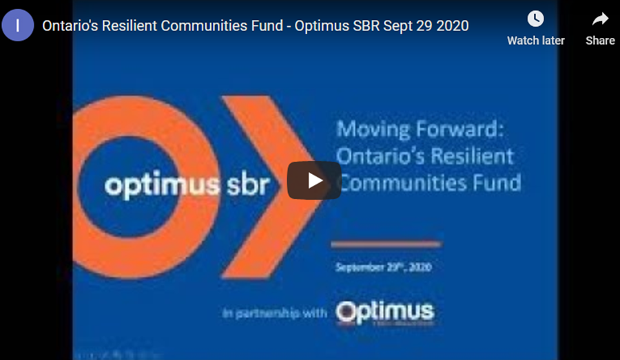 Resilient Communities Fund webinar