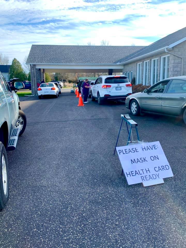 drive thru flu clinic Athens District FHT