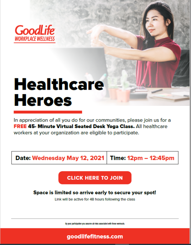 GoodLife yoga flyer may