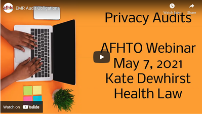 Privacy audits webinar title slide