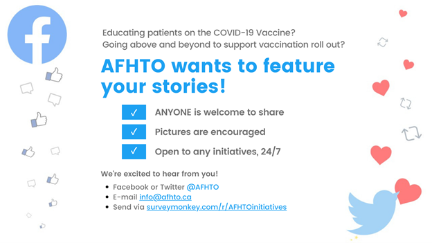 AFHTO wants to feature your stories!