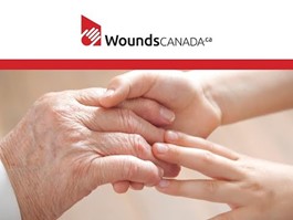 Wounds Canada- a pair of hands holding another, older hand
