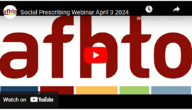 screenshot of webinar video showing AFHTO’s logo